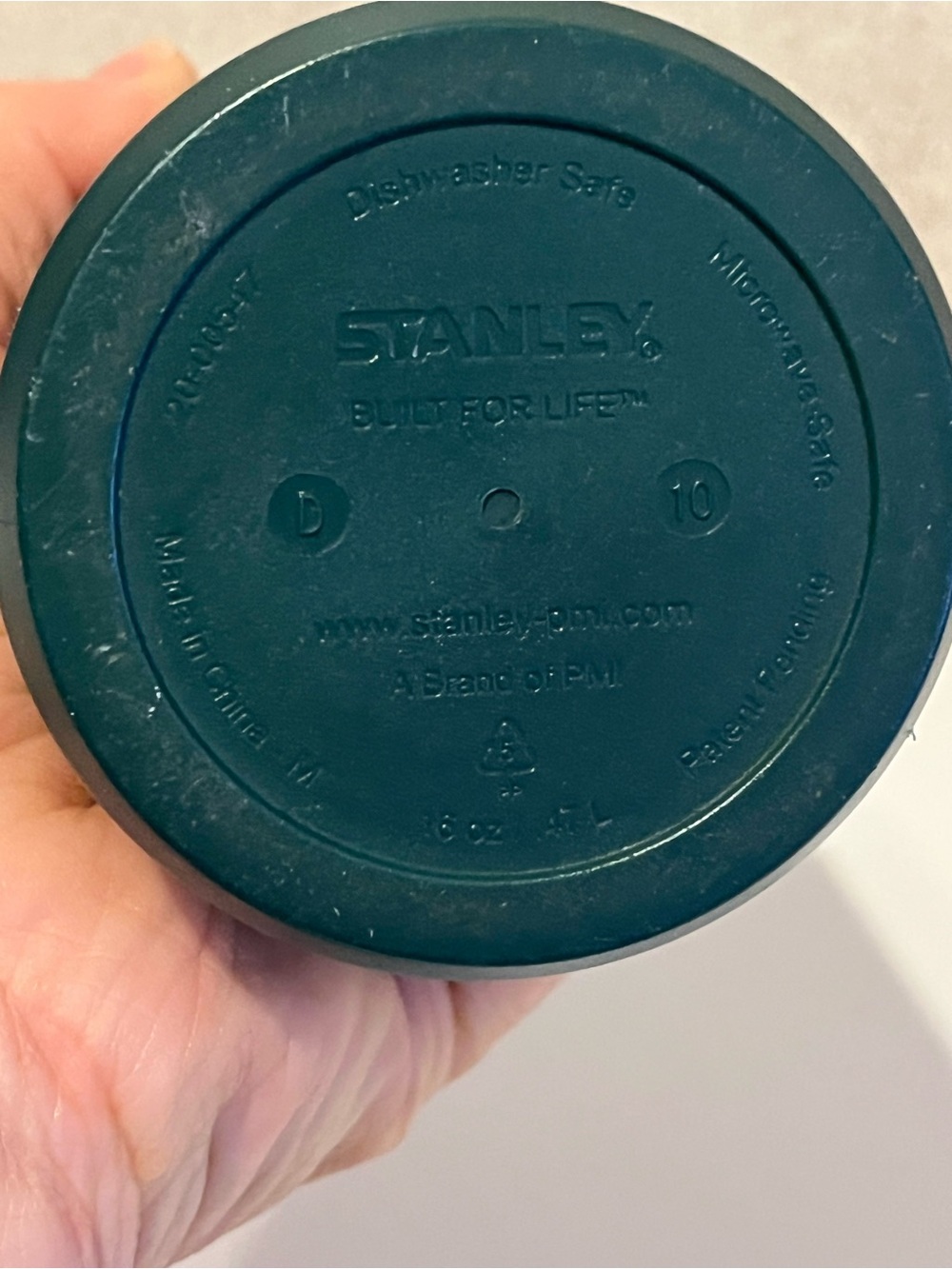 Stanley 16oz Insulated Tall Green Mug Green with Logo - Picture 5 of 5